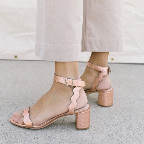 NEW • Loeffler Randall • Emi Rose Gold Sandals 7 - Picture 5 of 8